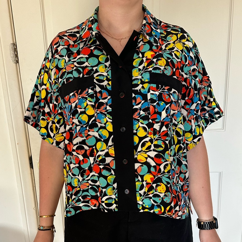 Multicolor Marc Jacobs silk shirt Blouse